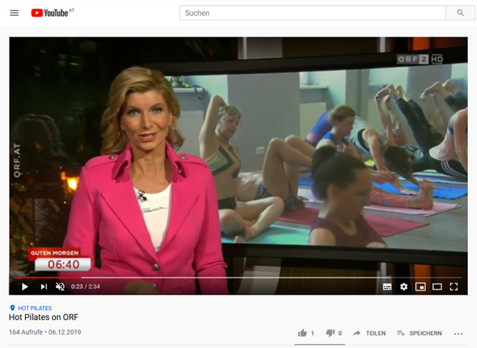 Hot Pilates on ORF